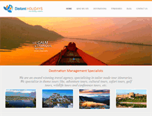 Tablet Screenshot of distant-holidays.com